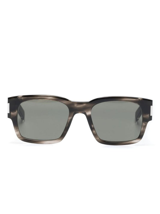 Brown Sl617 Square Frame Sunglasses