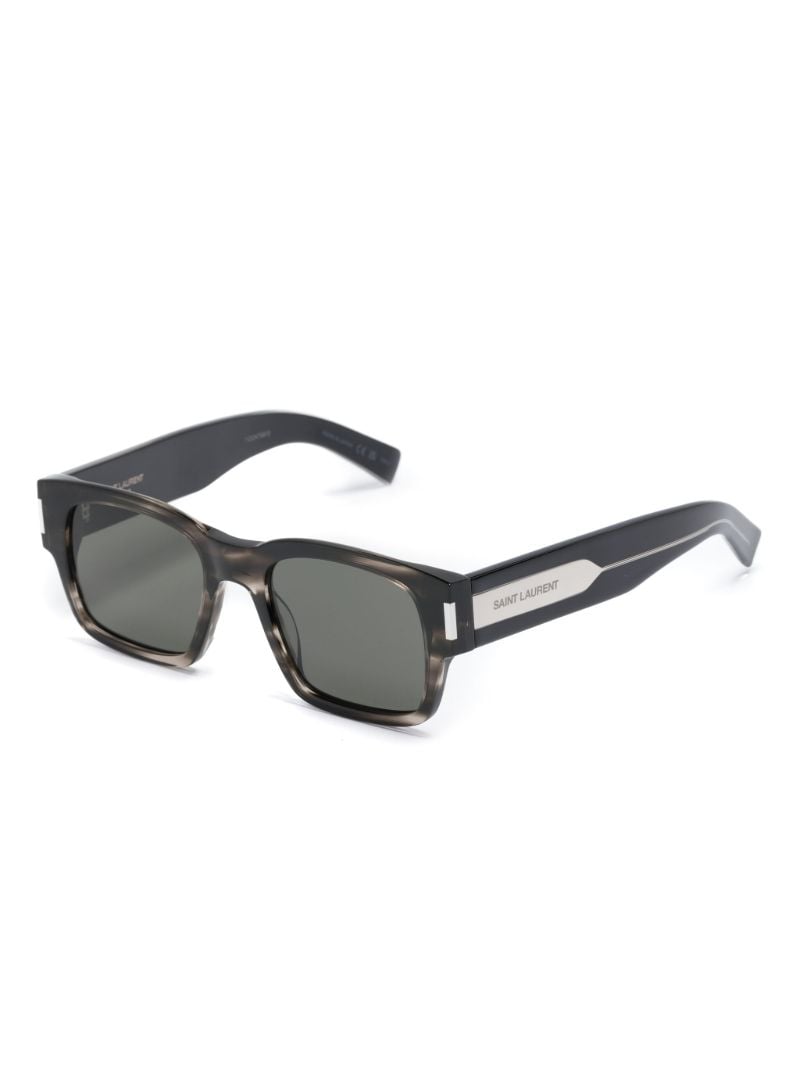 Brown Sl617 Square Frame Sunglasses