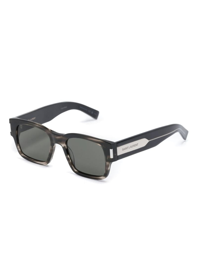 Brown Sl617 Square Frame Sunglasses