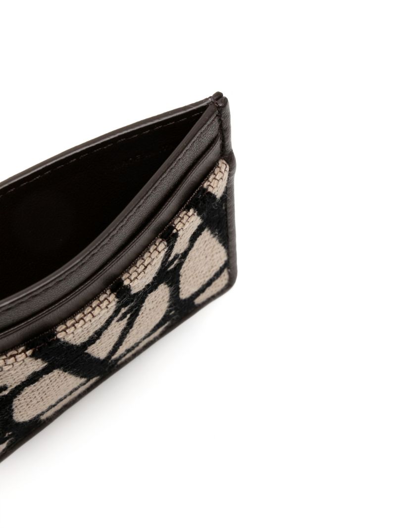 Black Toile Iconographe Card Holder