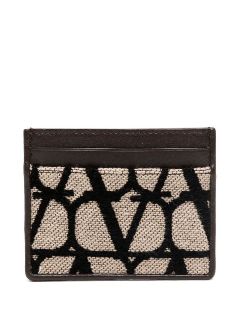 Black Toile Iconographe Card Holder