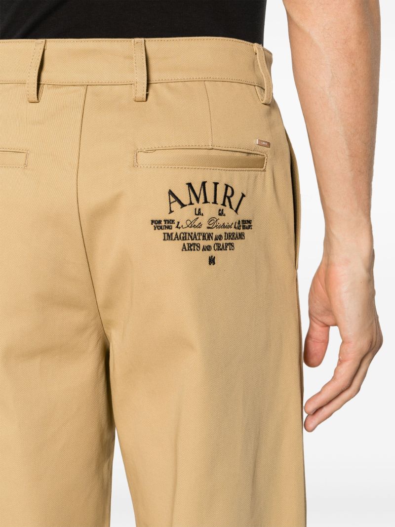 Brown Cotton Wide Leg Trousers