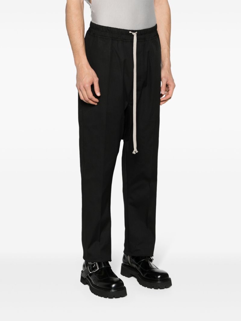 Black Organic Cotton Track Pants