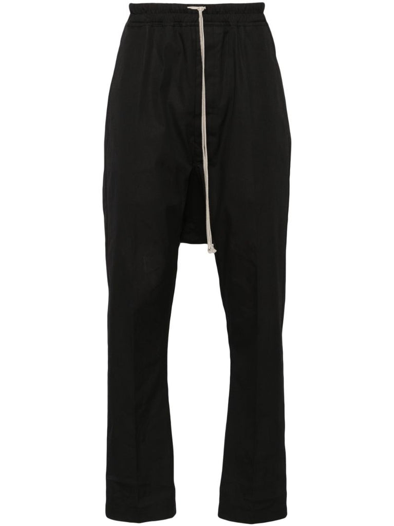 Black Organic Cotton Track Pants