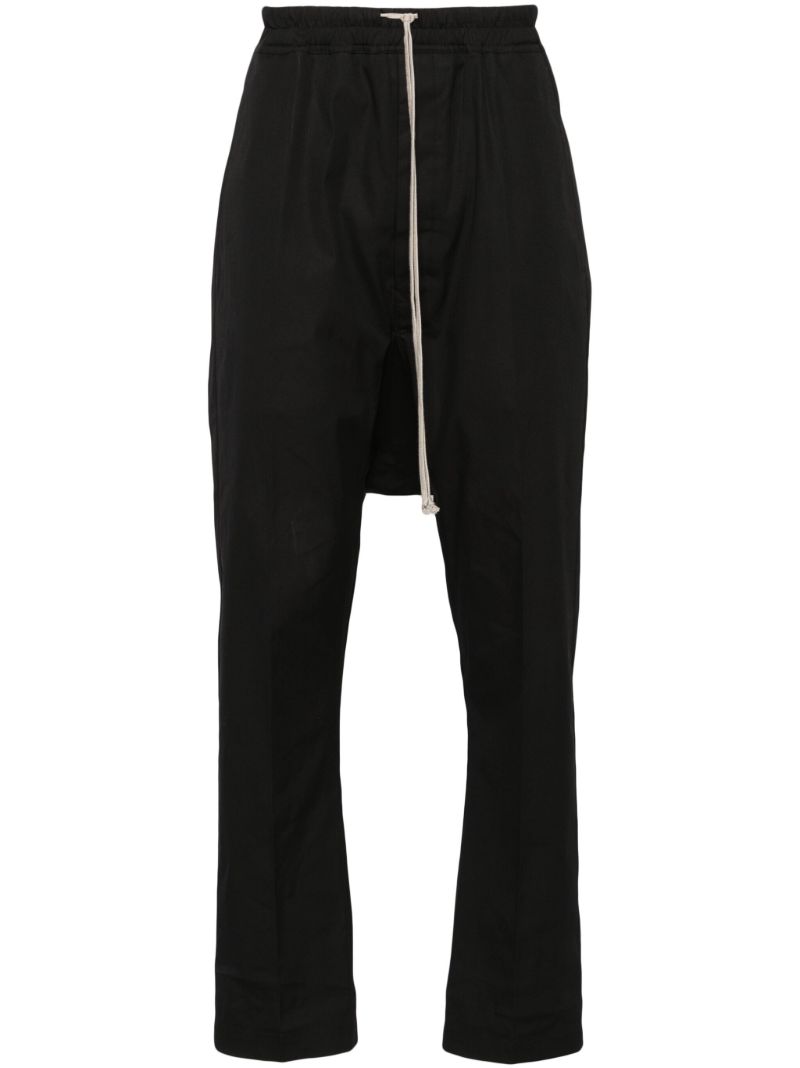 Black Organic Cotton Track Pants
