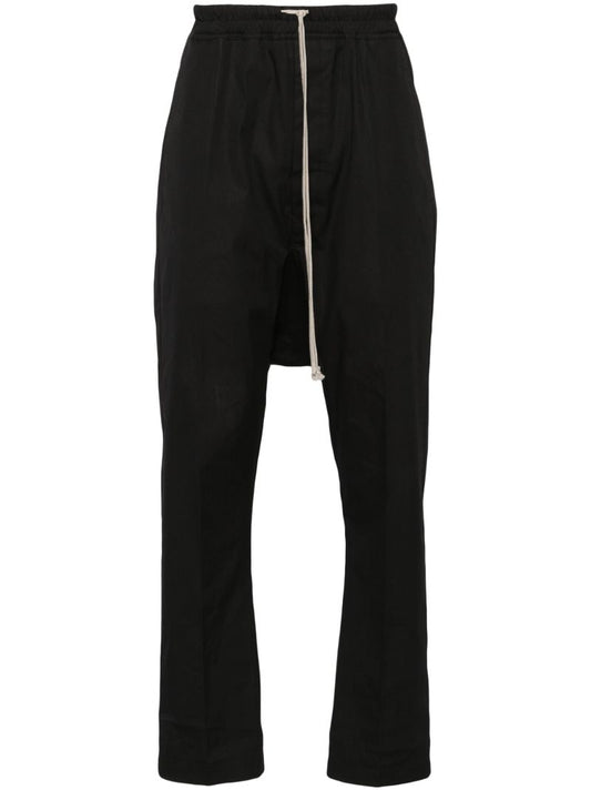 Black Organic Cotton Track Pants