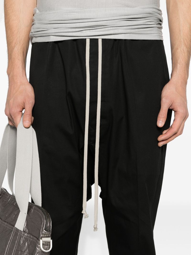 Black Organic Cotton Track Pants