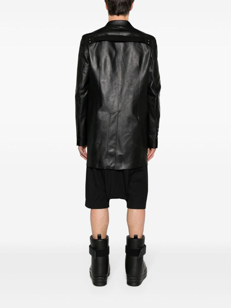 Black Lido Leather Blazer