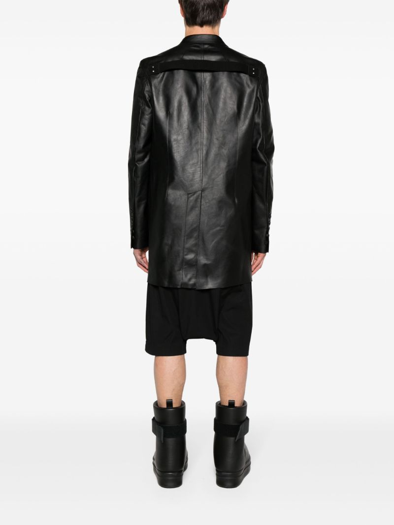 Black Lido Leather Blazer
