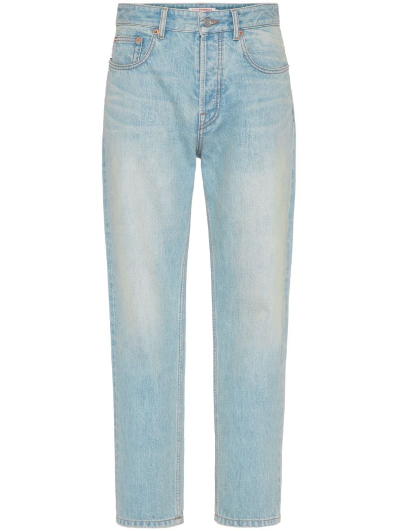 Blue Tapered Jeans