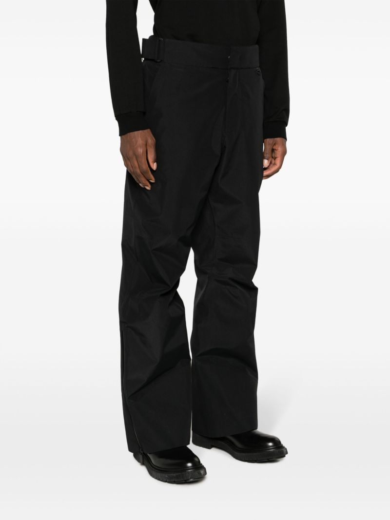 Black Belted Ski Trousers