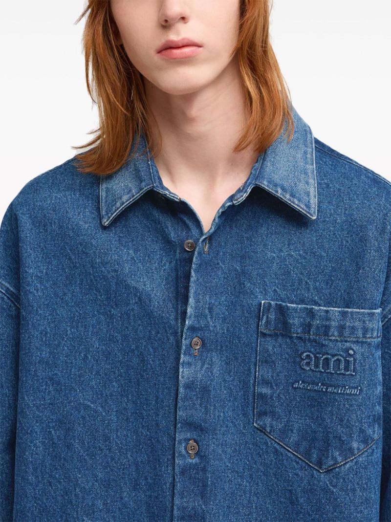 Blue Ami De Coeur Denim Shirt