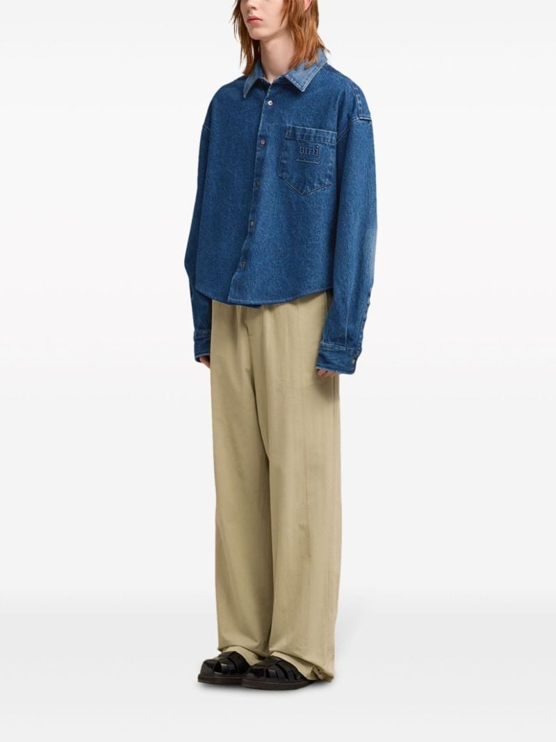 Blue Ami De Coeur Denim Shirt