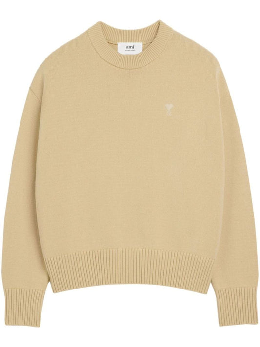 Neutral Ami De Coeur Sweater
