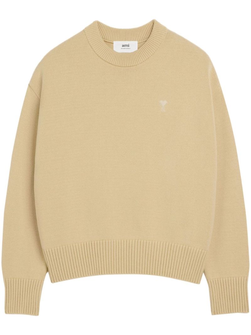 Neutral Ami De Coeur Sweater
