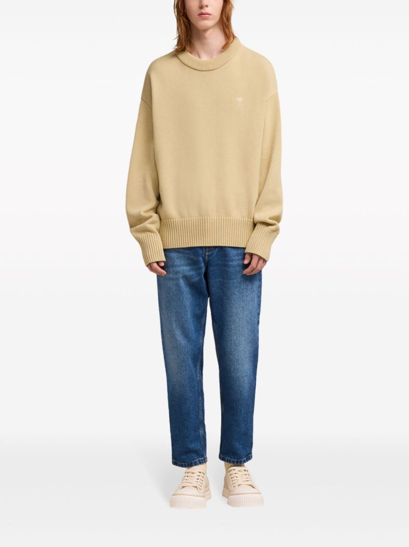 Neutral Ami De Coeur Sweater