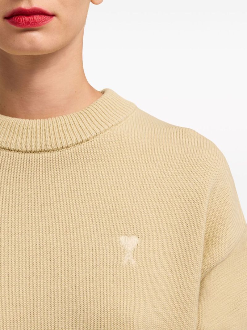 Neutral Ami De Coeur Sweater