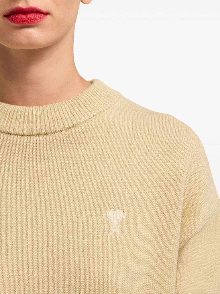 Neutral Ami De Coeur Sweater