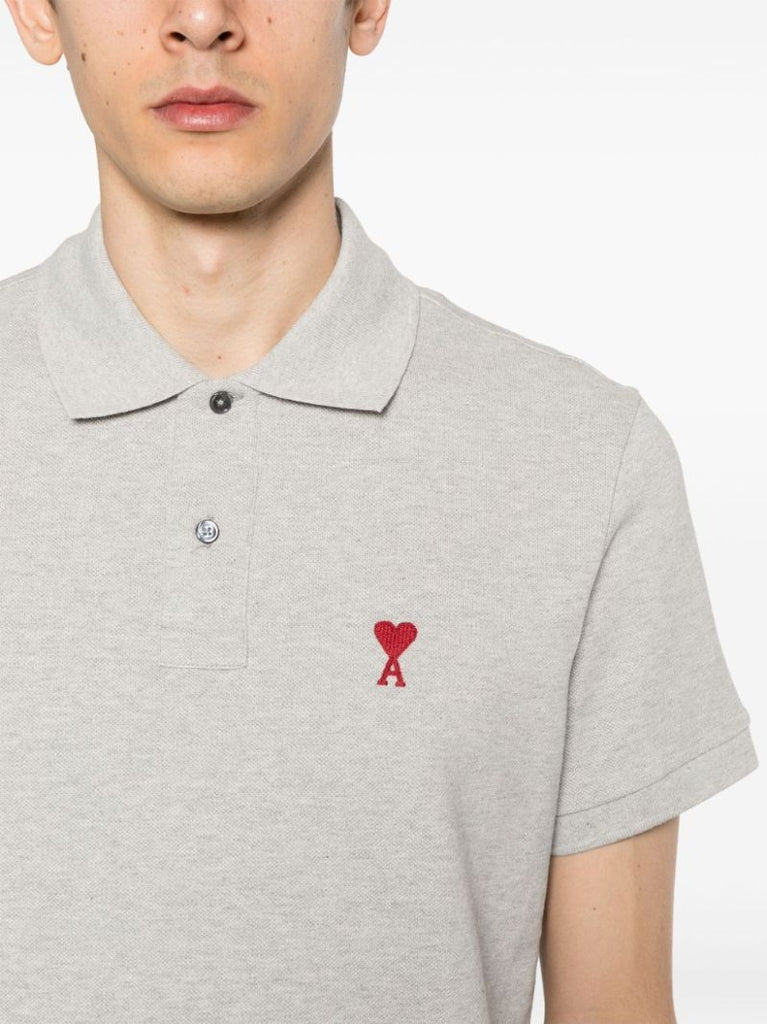 Grey Ami De Couer Organic Cotton Polo Shirt