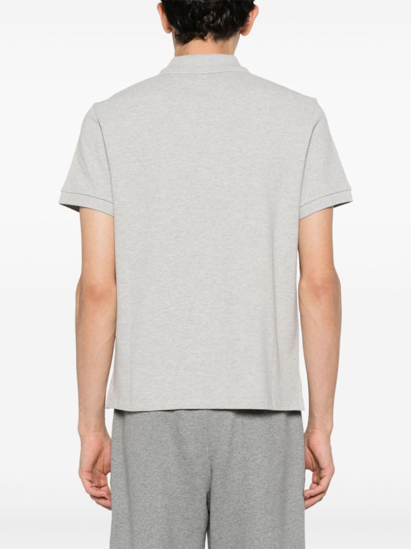 Grey Ami De Couer Organic Cotton Polo Shirt