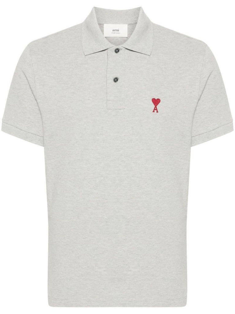 Grey Ami De Couer Organic Cotton Polo Shirt