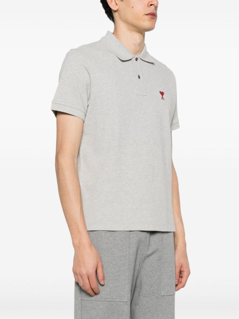 Grey Ami De Couer Organic Cotton Polo Shirt