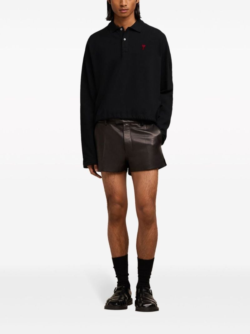 Black Organic Cotton Polo Shirt