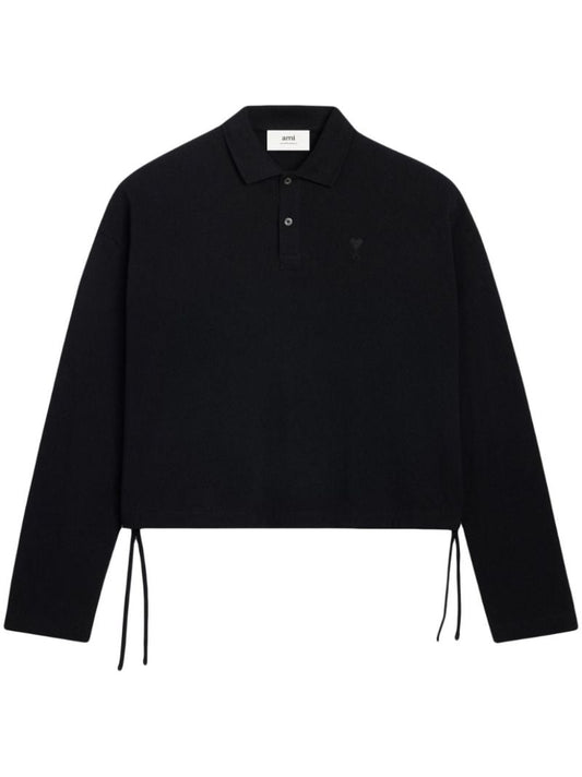 Black Organic Cotton Polo Shirt