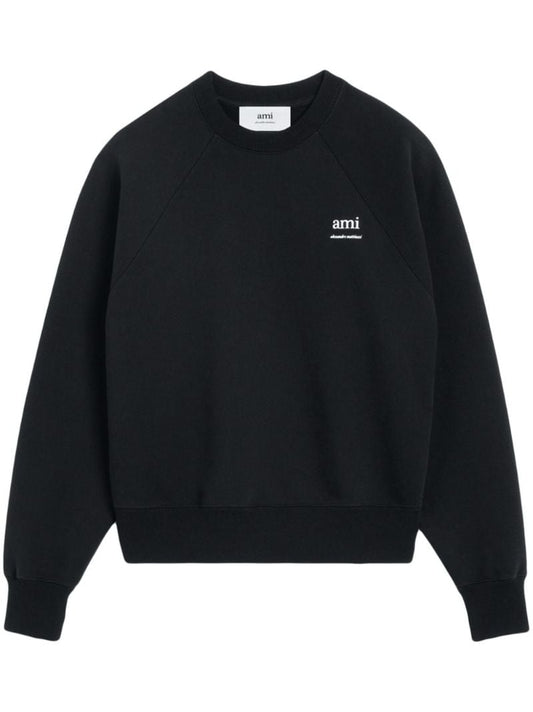 Black Logo-print Cotton Sweatshirt
