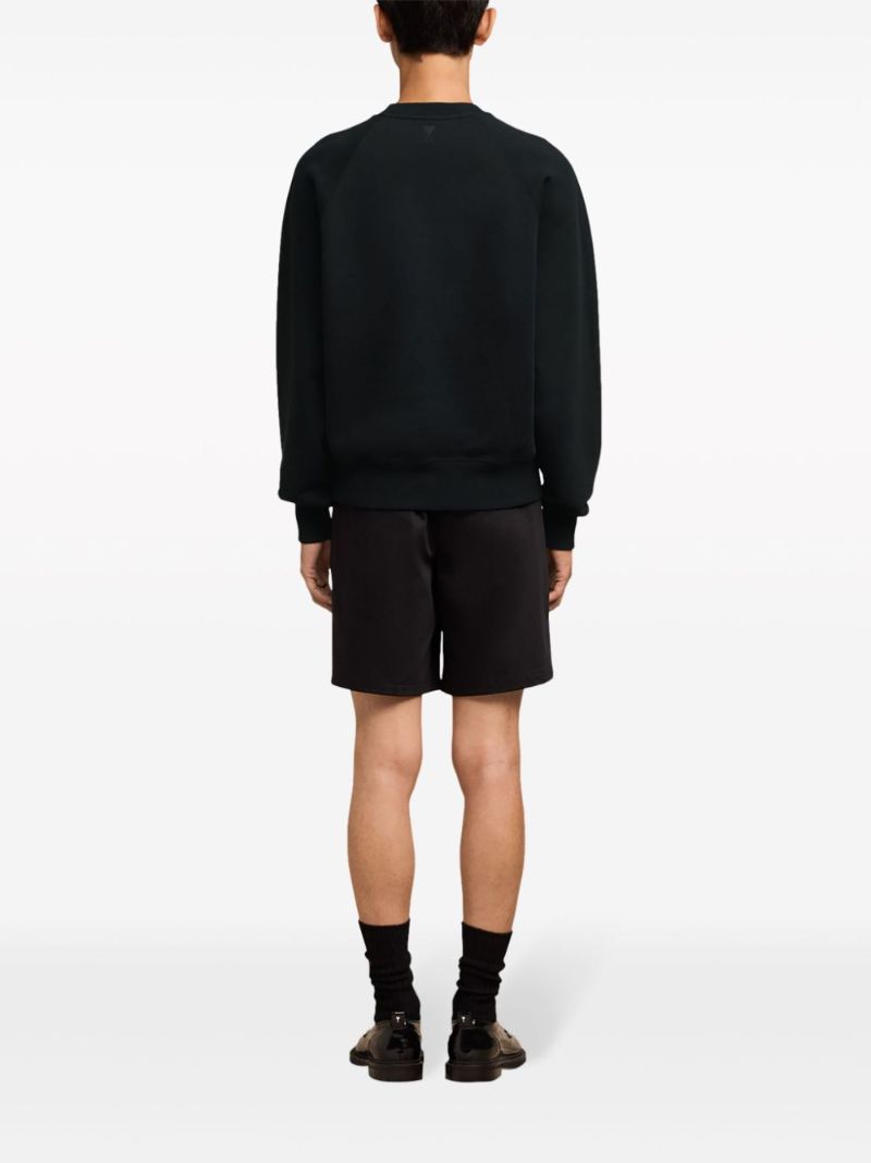 Black Logo-print Cotton Sweatshirt