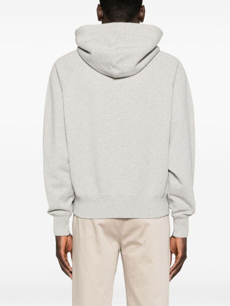 Grey Ami De Coeur Zipped Hoodie