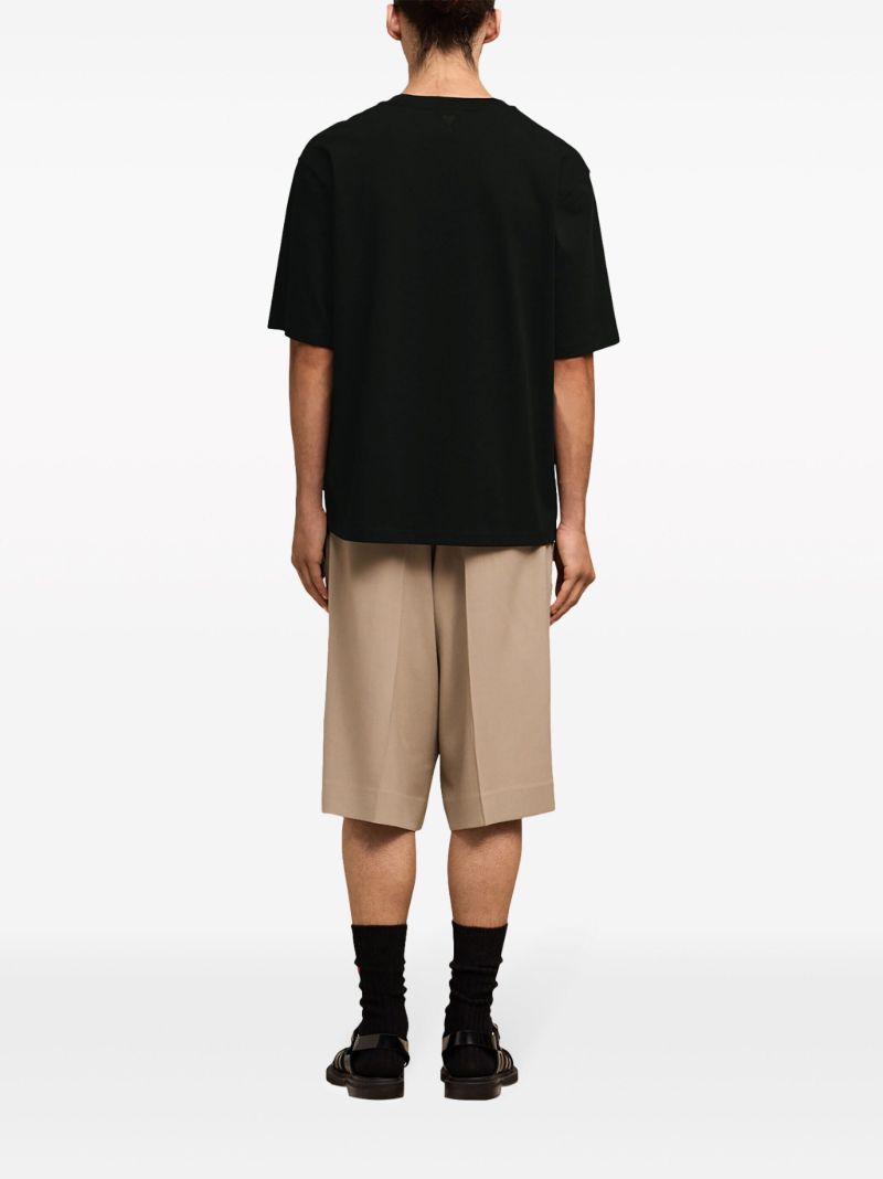 Black Logo-print Cotton T-shirt
