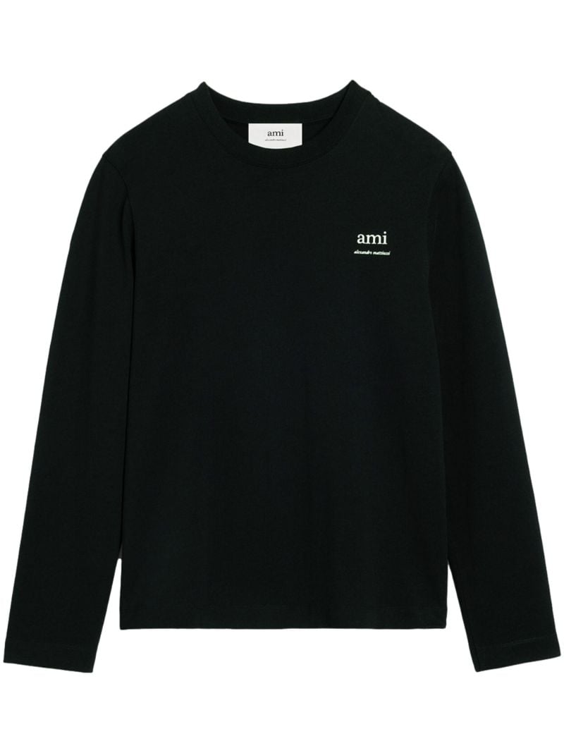 Black Logo-print Cotton T-shirt