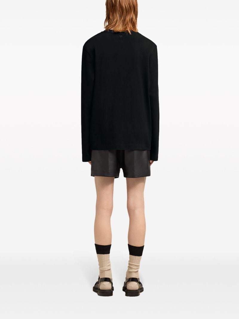 Black Logo-print Cotton T-shirt