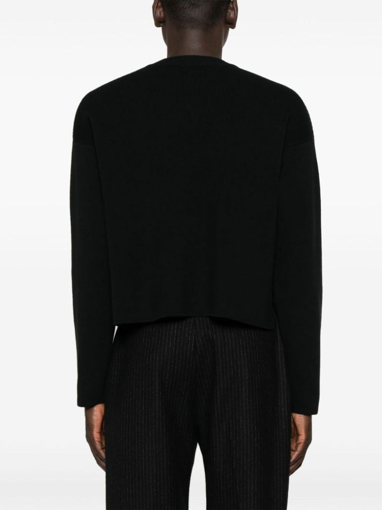 Black Ami De Coeur Crew-neck Sweater