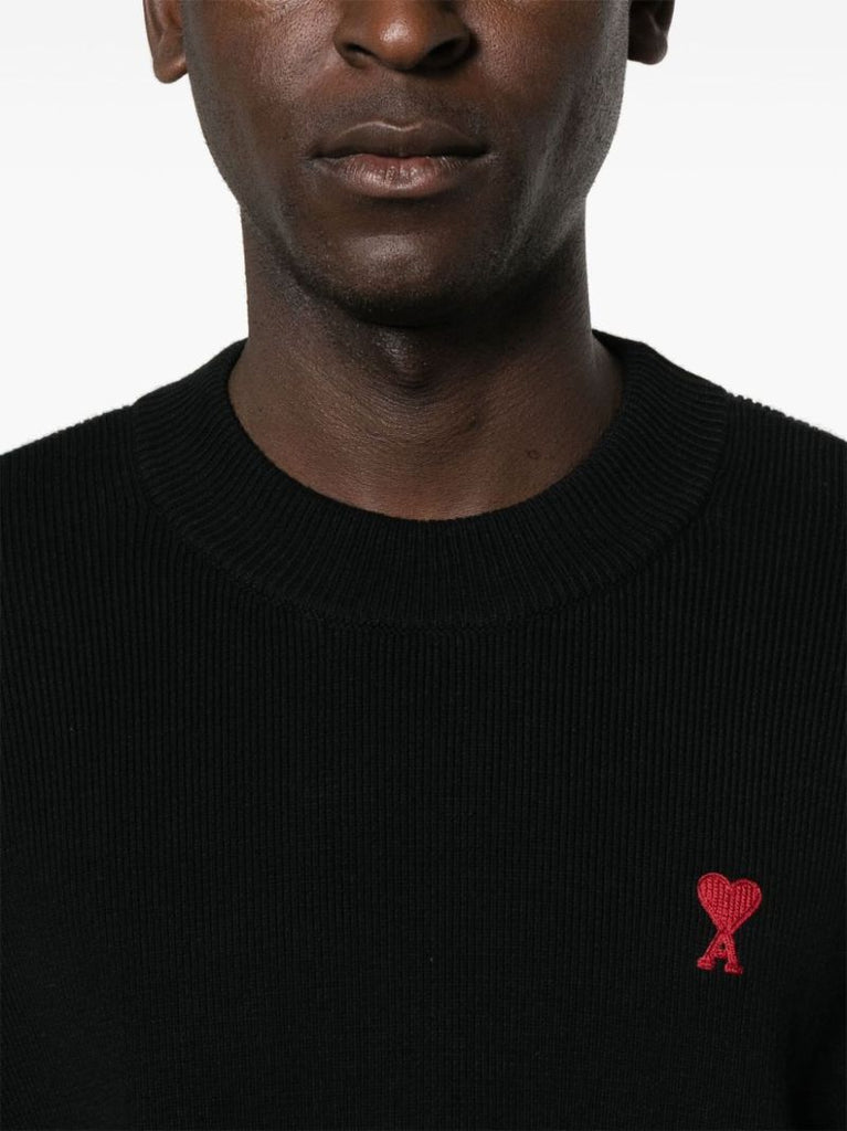 Black Ami De Coeur Crew-neck Sweater