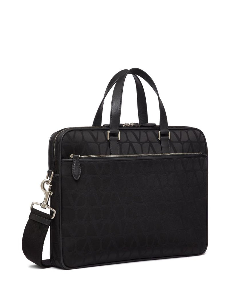 Black Toile Iconographe Laptop Bag