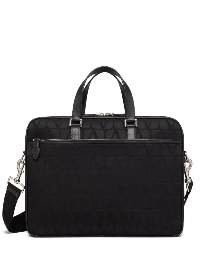 Black Toile Iconographe Laptop Bag