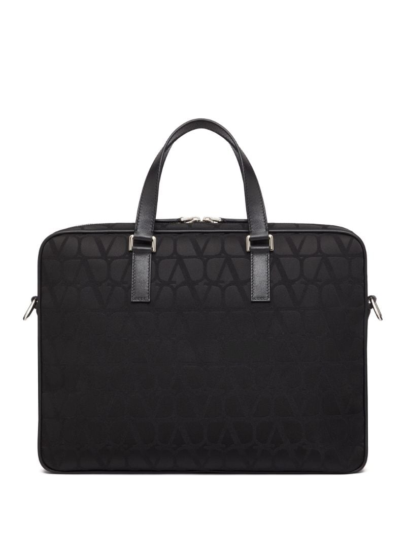 Black Toile Iconographe Laptop Bag