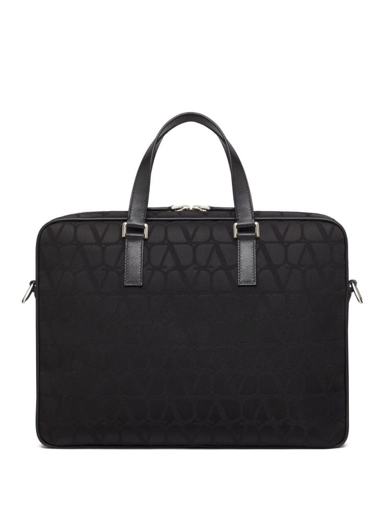 Black Toile Iconographe Laptop Bag