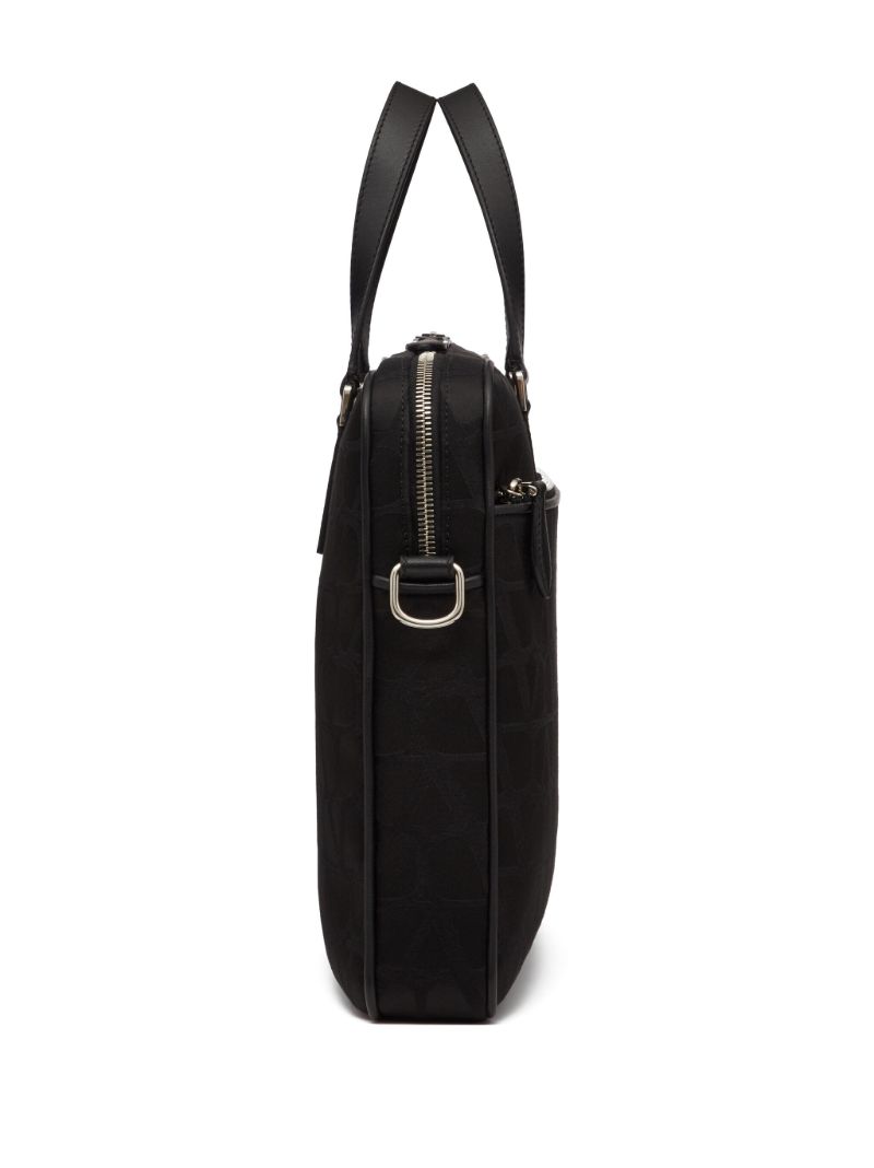 Black Toile Iconographe Laptop Bag