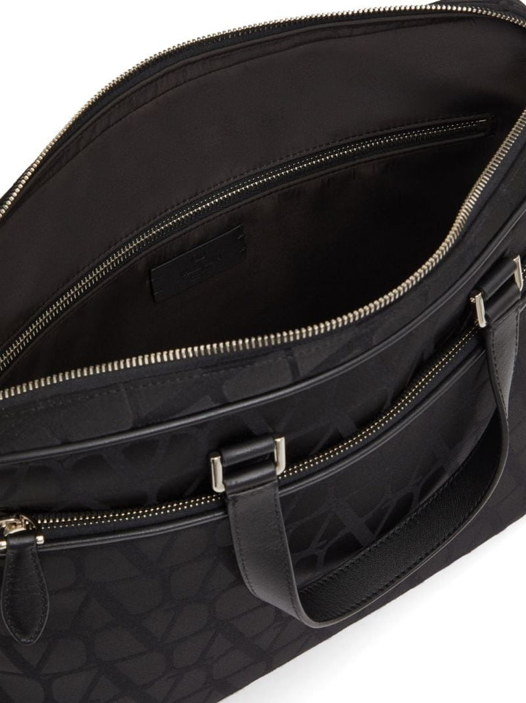 Black Toile Iconographe Laptop Bag