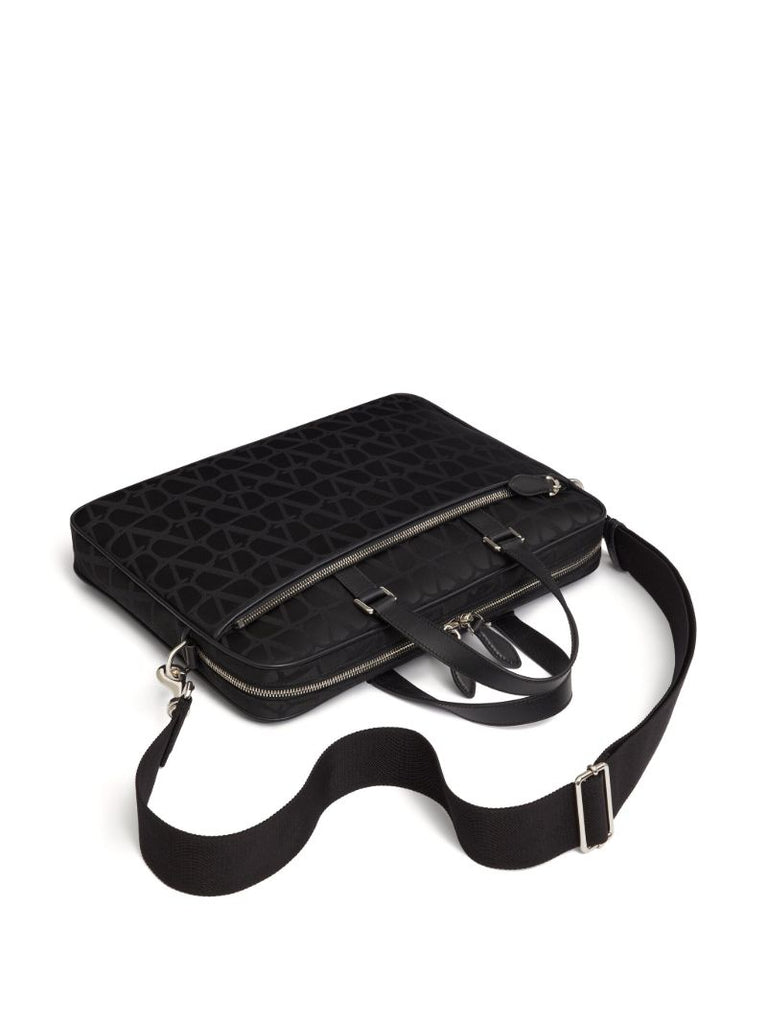 Black Toile Iconographe Laptop Bag