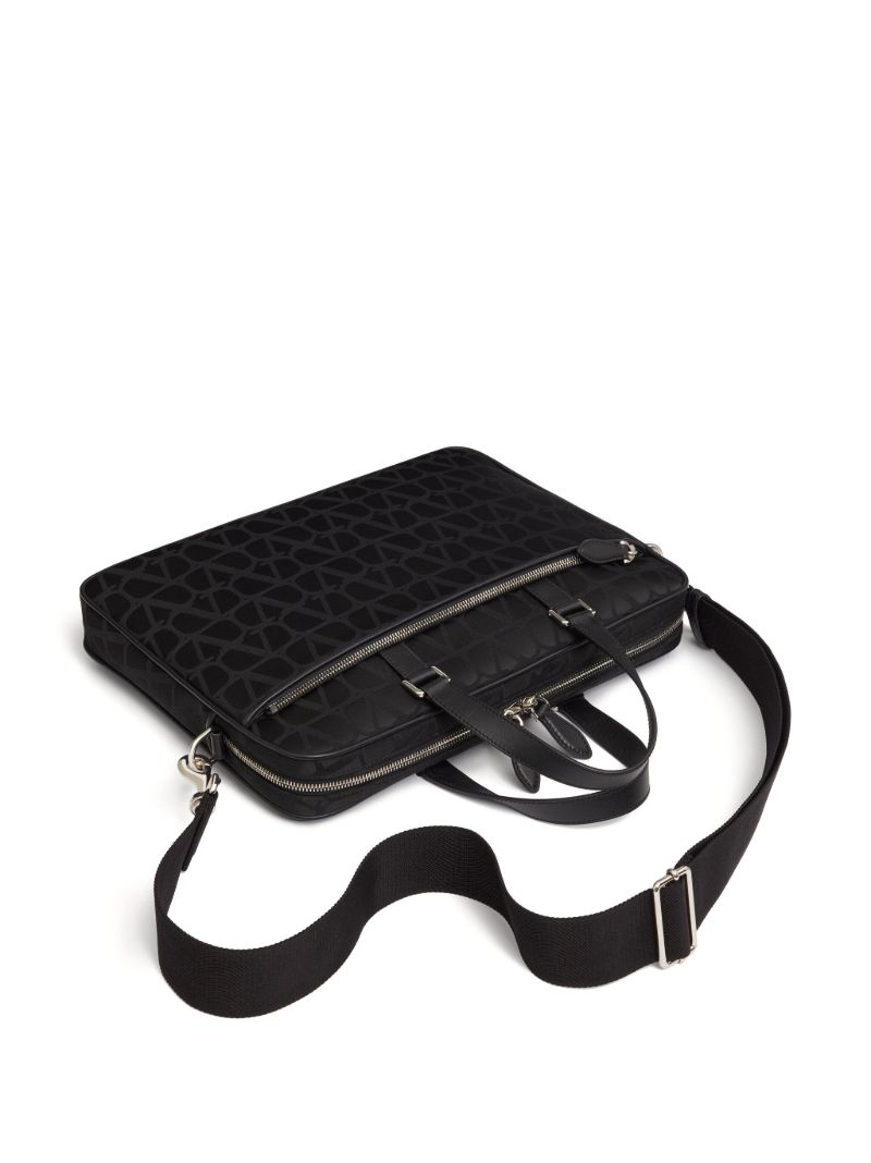 Black Toile Iconographe Laptop Bag