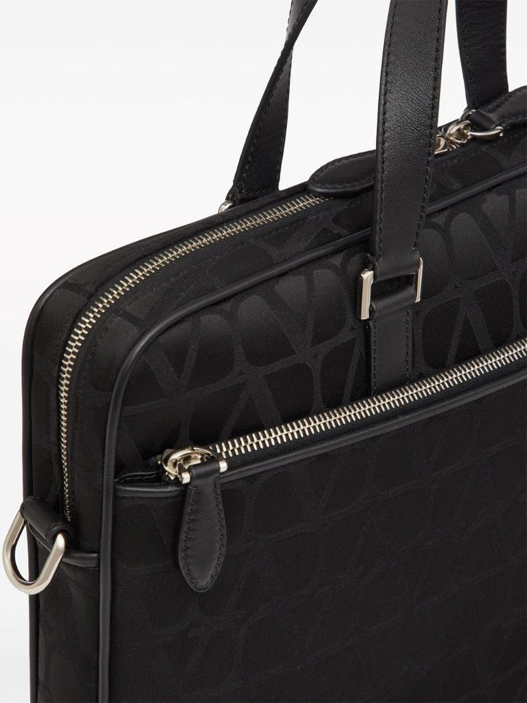 Black Toile Iconographe Laptop Bag
