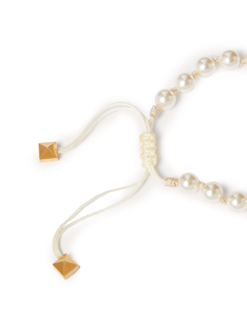 Neutral Vlogo Signature Faux-pearl Bracelet