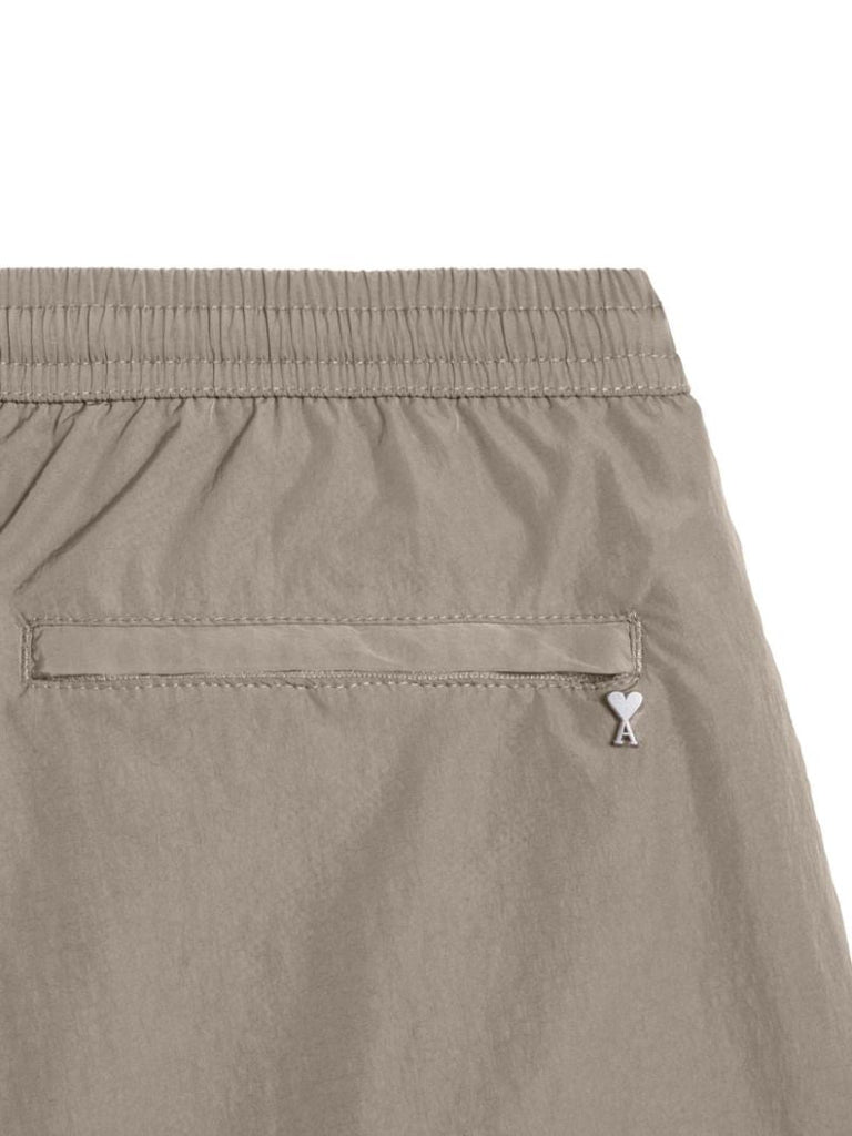 Grey Ami De Coeur Canvas Swim Shorts
