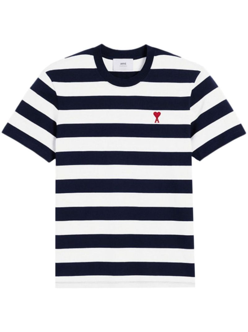 Black Ami De Coeur Striped T-shirt