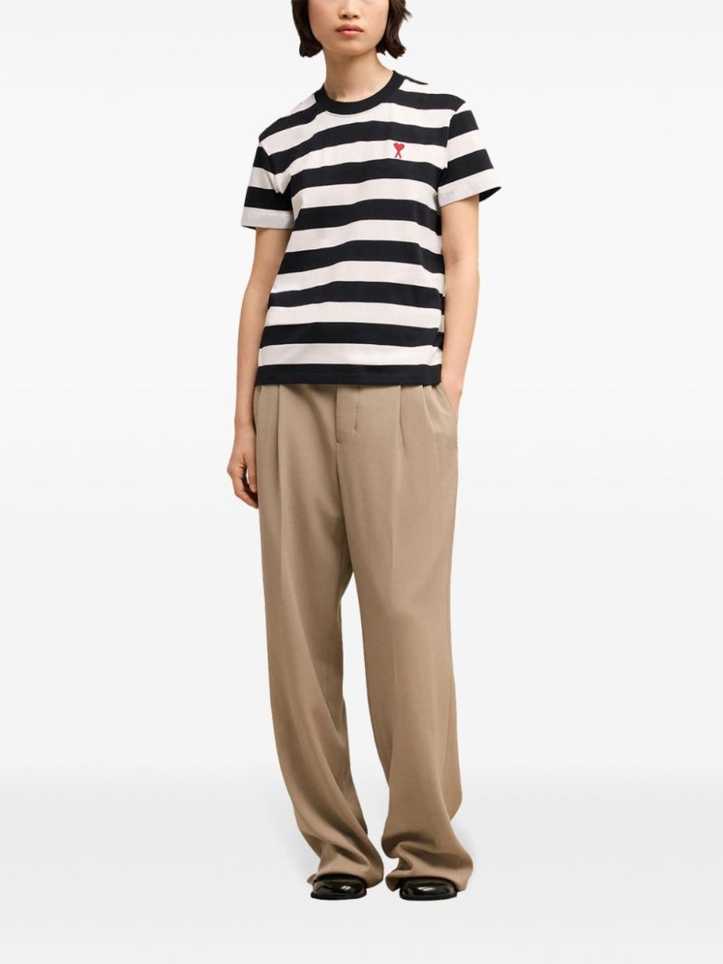 Black Ami De Coeur Striped T-shirt