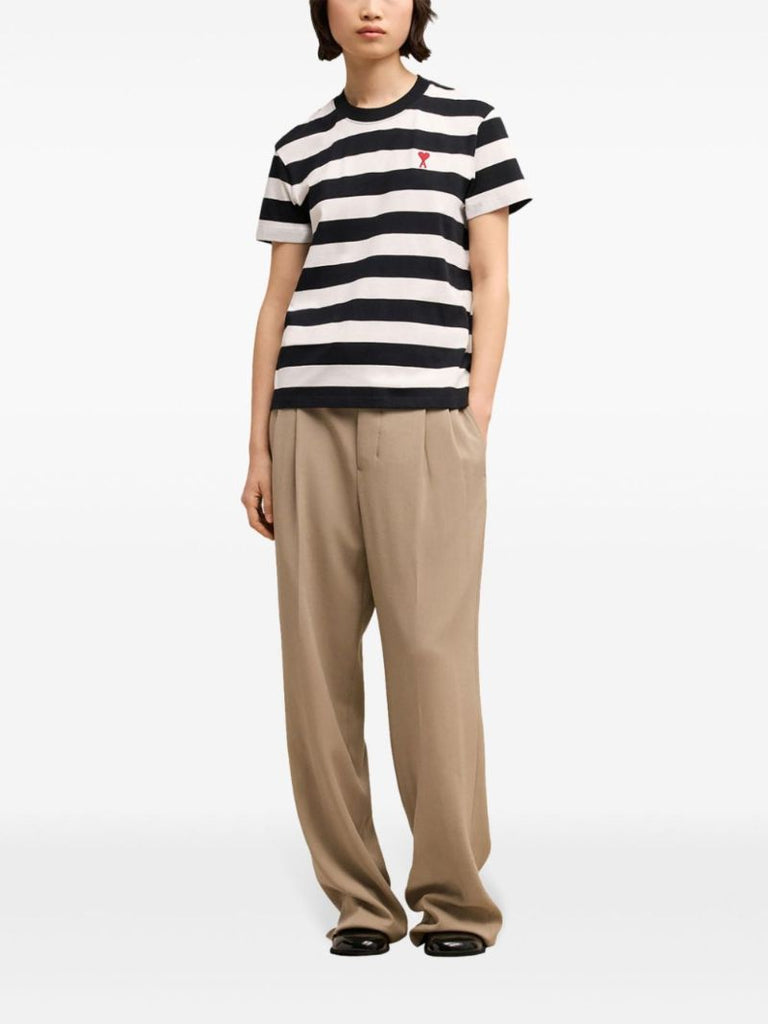 Black Ami De Coeur Striped T-shirt